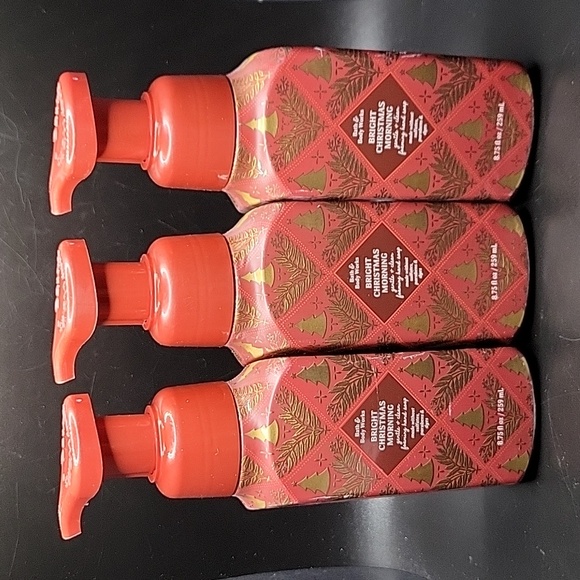 3pc White Barn BRIGHT CHRISTMAS MORNING Gentle Foaming Hand Soap - Picture 3 of 4